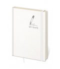 Notizbuch - Zápisník My White - liniert M 2020