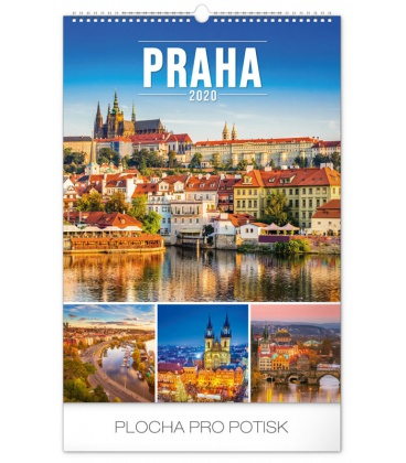 Wall calendar Prague 2020
