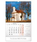 Nástěnný kalendář Kapličky a kostelíky 2020