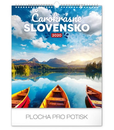 Wandkalender Čarokrásne Slovensko 2020
