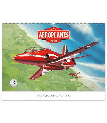 Wall calendar Aeroplanes – Jaroslav Velc 2020