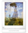 Nástěnný kalendář Claude Monet 2020