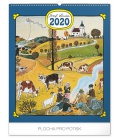 Wandkalender Josef Lada – Year in the village 2020