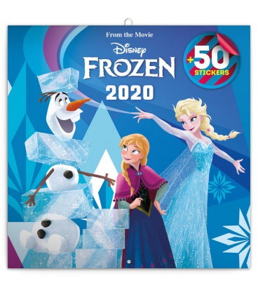 Wall calendar Frozen, DIY: 50 stickers 2020