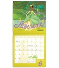 Nástěnný kalendář Princezny s 50 samolepkami 2020