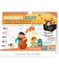 Tischkalender Weekly family planner with hook 2020