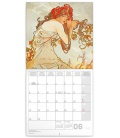 Wall calendar Alphonse Mucha mini 2020