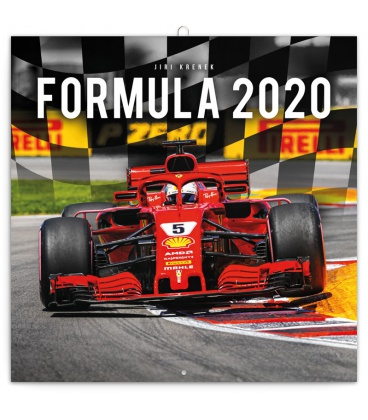 Nástěnný kalendář Formule – Jiří Křenek 2020