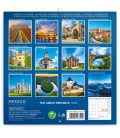Nástěnný kalendář Česká republika mini 2020