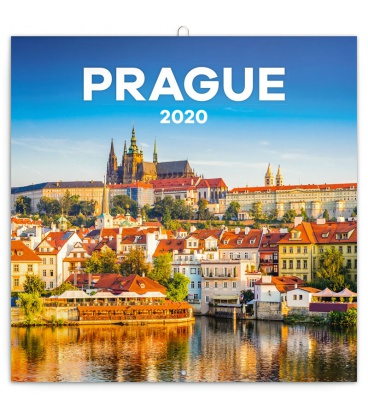 Nástěnný kalendář Praha letní 2020