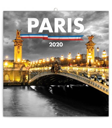 Wandkalender Paris 2020