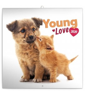 Wall calendar Young Love 2020