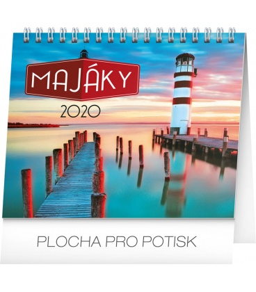 Table calendar Lighthouses planner 2020