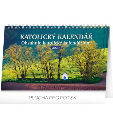 Table calendar Pilgrim destinations CZ 2020