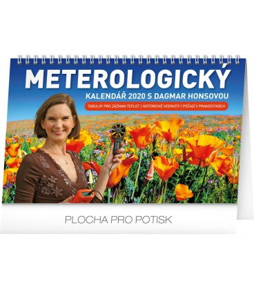 Table calendar Meteorology 2020