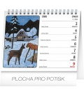 Stolní kalendář Josef Lada – Zvířátka 2020