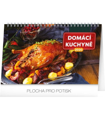 Table calendar Home Cookbook 2020