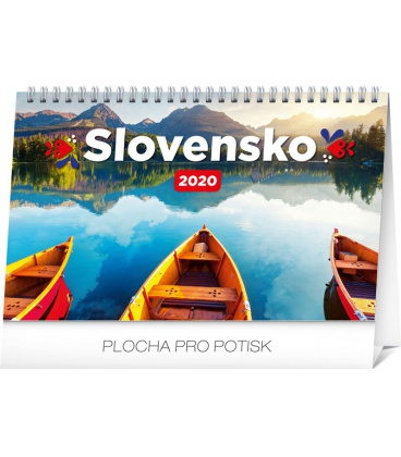 Tischkalender Slovakia 2020