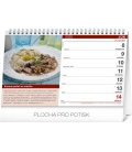 Table calendar Home Cookbook SK 2020