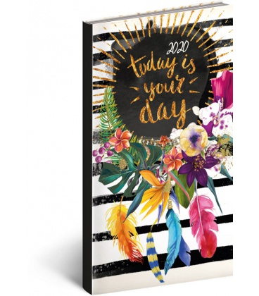 Weekly pocket diary Cambio Fun - Floral 2020