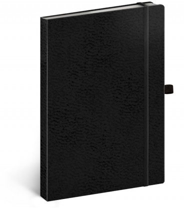 Notizbuch A5 Vivella Classic punktiert schwarz, schwarz 2020