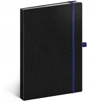 Notizbuch A5 Vivella Classic punktiert schwarz, blau 2020