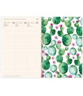 Magnetic weekly diary Cactus 2020