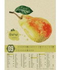 Wandkalender Saisonkalender - Obst & Gemüse - Graspapier-Kalender 2020