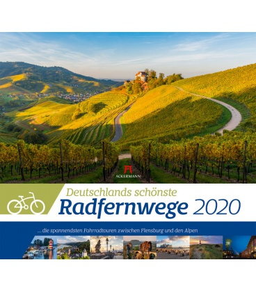 Wall calendar Deutschlands schönste Radfernwege 2020