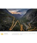 Nástěnný kalendář Hurtigruten - Norwegen 2020