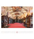 Wall calendar Welt der Bücher - Bibliotheken 2020