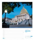 Wandkalender Amerika - Wochenplaner 2020