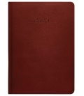 Leather diary A5 daily Carus brown 2020