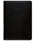 Leather diary A5 daily Carus black 2020