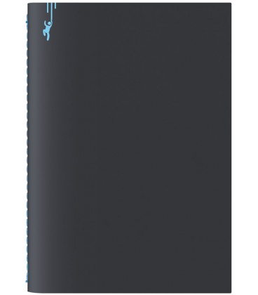Notizbuch A5 Pop schwarz, blau 2020