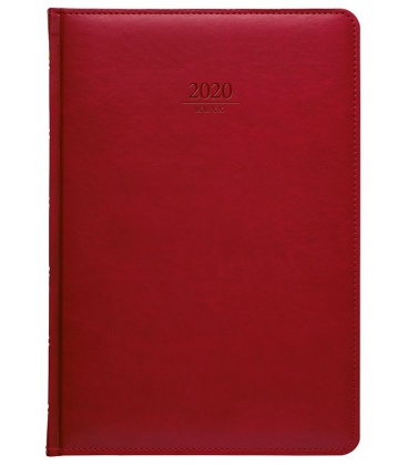 Weekly Diary B5 Gemma red SK 2020