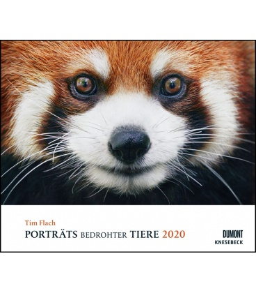 Wall calendar Porträts bedrohter Tiere 2020