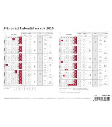 Plánovací karta 2015