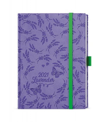 Daily Diary B6 - Adam - vivella extra purple - Levandule 2021