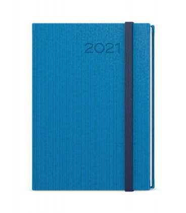 Tagebuch - Terminplaner A5 - David - vigo  blau, blau 2021