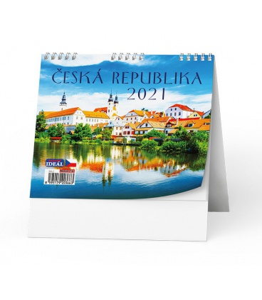Stolní kalendář IDEÁL - Česká republika 2021