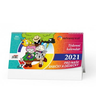 Tischkalender Kalendář pro naše babičky a dědečky 2021
