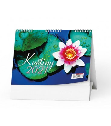 Stolní kalendář Květiny 2021
