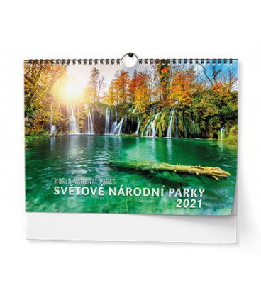 Nástěnný kalendář Světové národní parky 2021