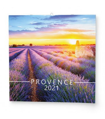 Nástěnný kalendář poznámkový Provence 2021