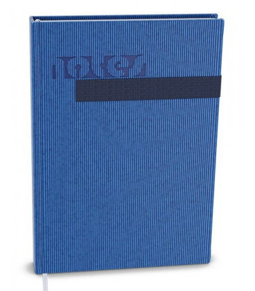 Notizbuch liniert mit tasche A5 - vigo blau, blau 2021