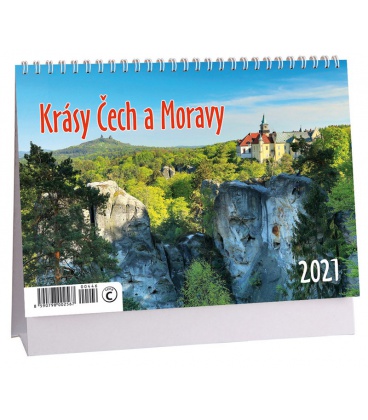 Table calendar Krásy Čech a Moravy 2021