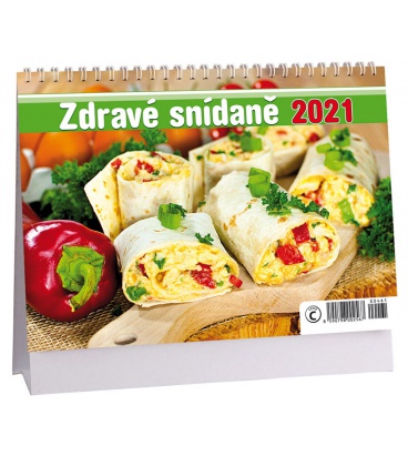 Tischkalender Zdravé snídaně 2021