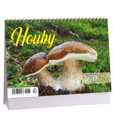 Table calendar Houby 2021