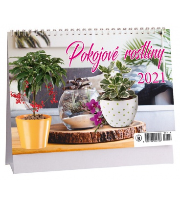Tischkalender Pokojové rostliny 2021
